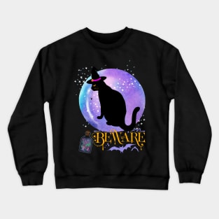 Magic Witch Tarot cards Beware potion witchy Witchcraft astrology Halloween Crewneck Sweatshirt